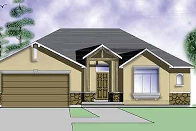 Home Plan - Craftsman Exterior - Front Elevation Plan #945-5
