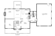 Colonial Style House Plan - 3 Beds 3 Baths 2655 Sq/Ft Plan #1061-4 Floor 