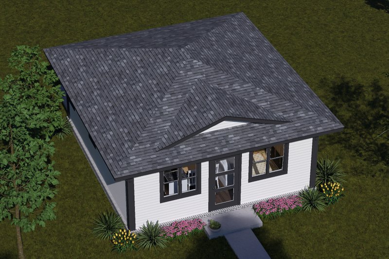 Home Plan - Exterior - Other Elevation 5 for Modern House Plan #513-2494 - 1 bed, 1 bath