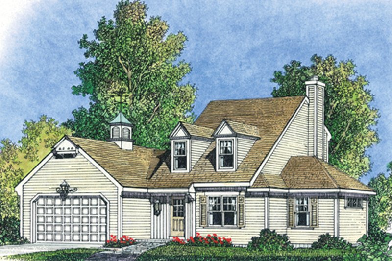 Home Plan - Colonial Exterior - Front Elevation Plan #1016-102