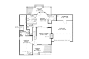 Country Style House Plan - 3 Beds 2.5 Baths 1777 Sq/Ft Plan #17-3195 