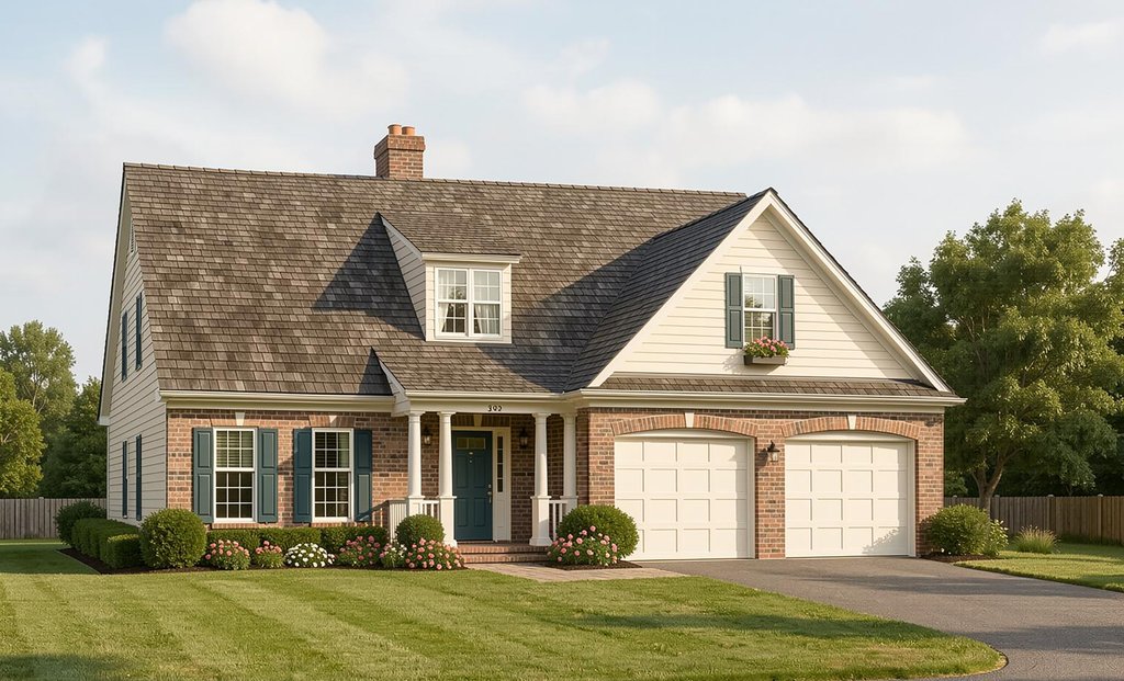 Photo 2 for Traditional House Plan #137-196 - 3 bed, 2 bath