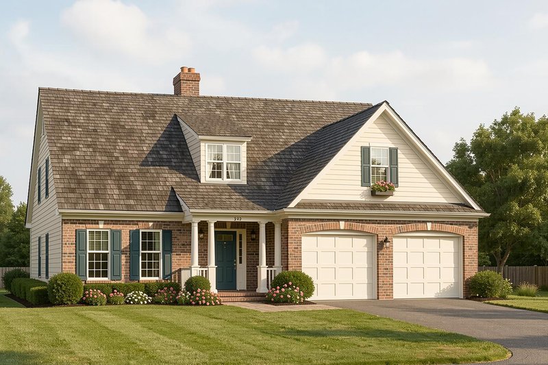 Dream House Plan - Photo 2 for Traditional House Plan #137-196 - 3 bed, 2 bath