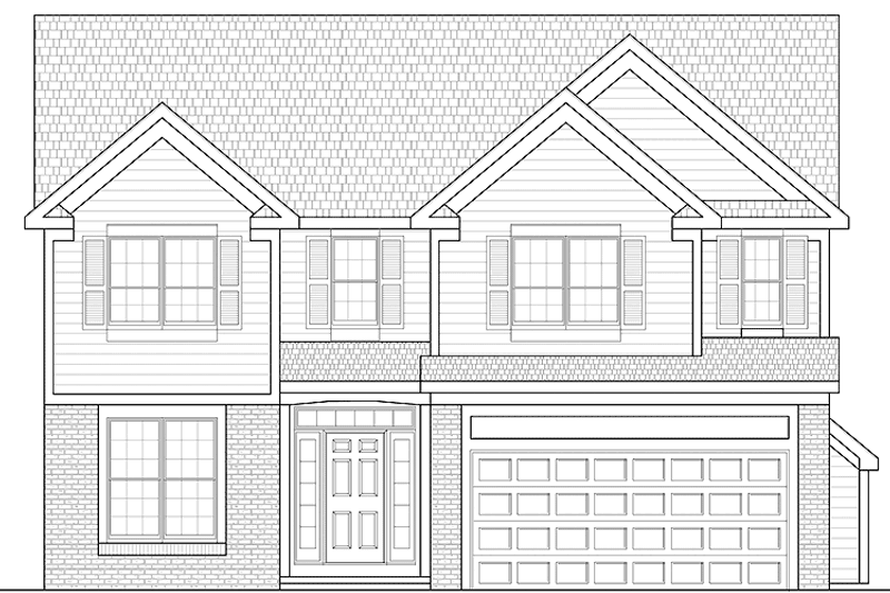 Dream House Plan - Traditional Exterior - Front Elevation Plan #328-393