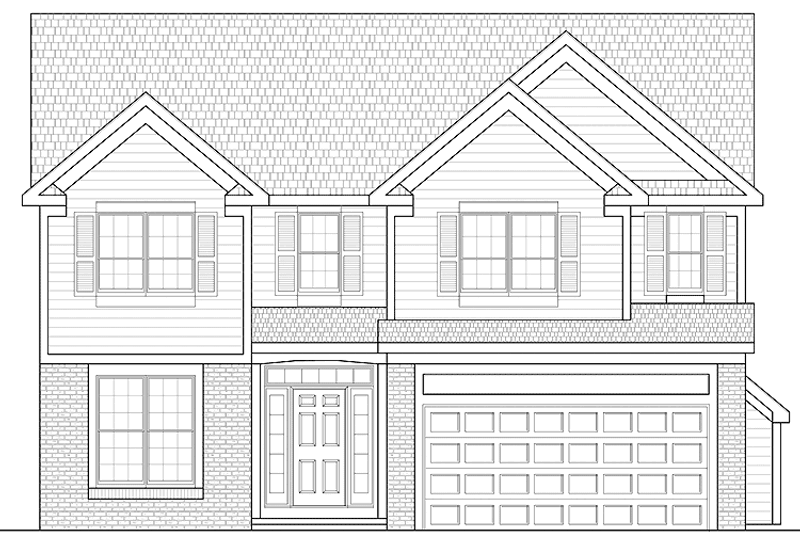 House Plan Design - Traditional Exterior - Front Elevation Plan #328-393