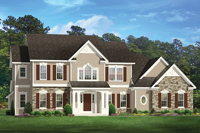 Home Plan - Colonial Exterior - Front Elevation Plan #1010-171