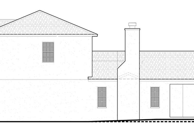 Architectural House Design - Exterior - Other Elevation for Colonial House Plan #1058-132 - 4 bed, 3.5 bath