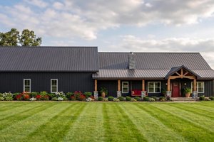 Architectural House Design - Exterior - Front Elevation for Barndominium House Plan #1064-482 - 3 bed, 2.5 bath