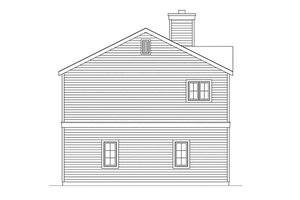 Exterior - Other Elevation 1 for Country House Plan #22-612 - 2 bed, 2 bath