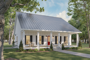 Farmhouse Style House Plan - 2 Beds 1 Baths 1520 Sq/Ft Plan #44-233 