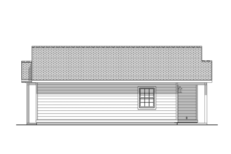 House Plan Design - Exterior - Other Elevation 1 for Contemporary House Plan #1099-15 - 1 bed, 1 bath
