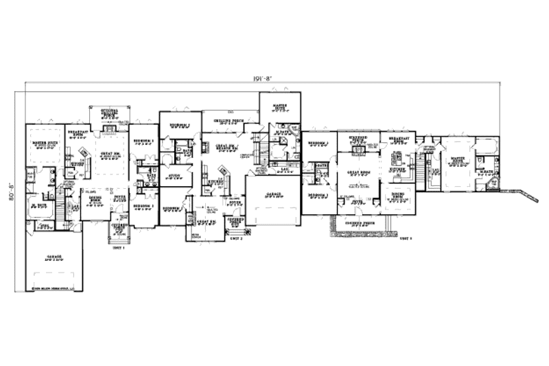 Home Plan - Floor Plan - Main Floor for Craftsman House Plan #17-2299 - 3 bed, 2 bath