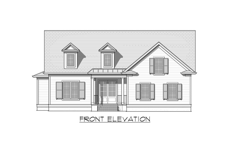 Dream House Plan - Exterior - Front Elevation 3 for Traditional House Plan #1054-99 - 4 bed, 3 bath
