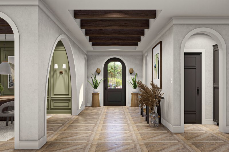 Home Plan - Interior - Entry for Mediterranean House Plan #455-566 - 4 bed, 3.5 bath
