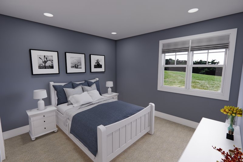 Dream House Plan - Interior - Bedroom 1 for Farmhouse House Plan #51-1248 - 4 bed, 3 bath