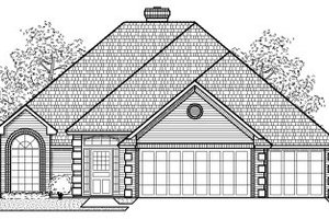 Traditional Exterior - Front Elevation Plan #65-216