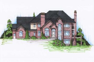 Traditional Exterior - Front Elevation Plan #5-438