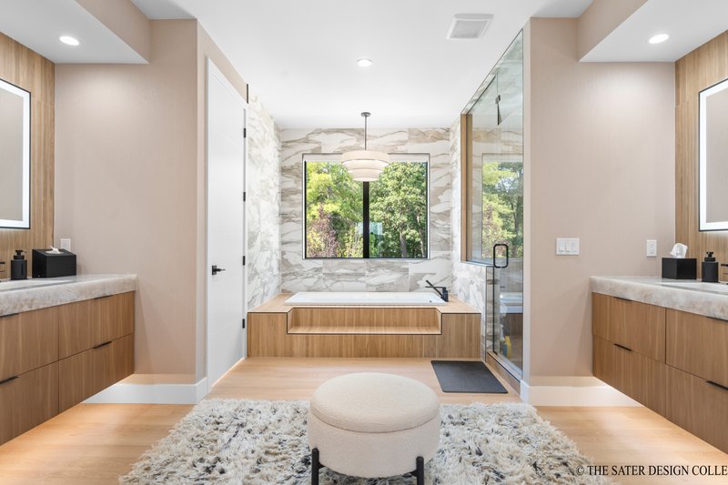 Architectural House Design - Interior - Master Bathroom 1 for Contemporary House Plan #930-546 - 3 bed, 3.5 bath