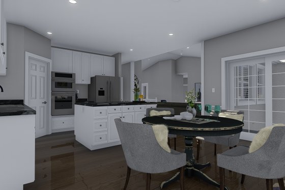 Interior - Dining Room for Traditional House Plan #1060-56 - 3 bed, 2 bath
