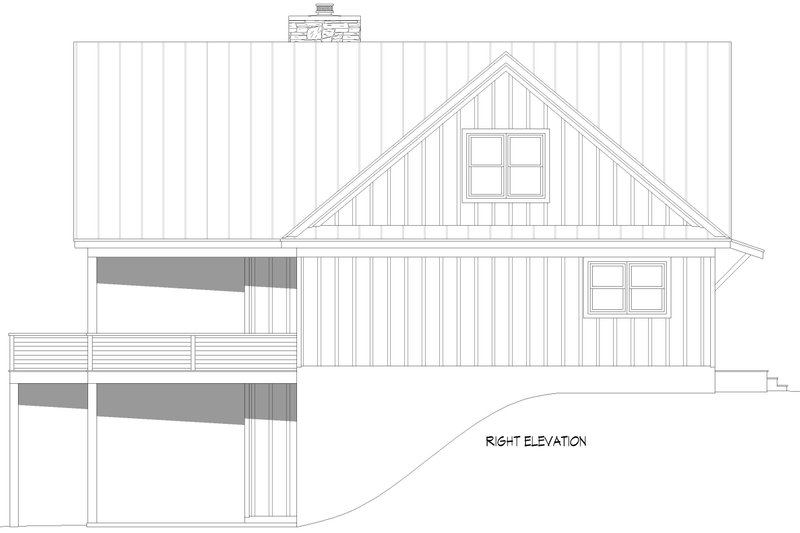 Dream House Plan - Exterior - Other Elevation 2 for Country House Plan #932-1254 - 3 bed, 4.5 bath