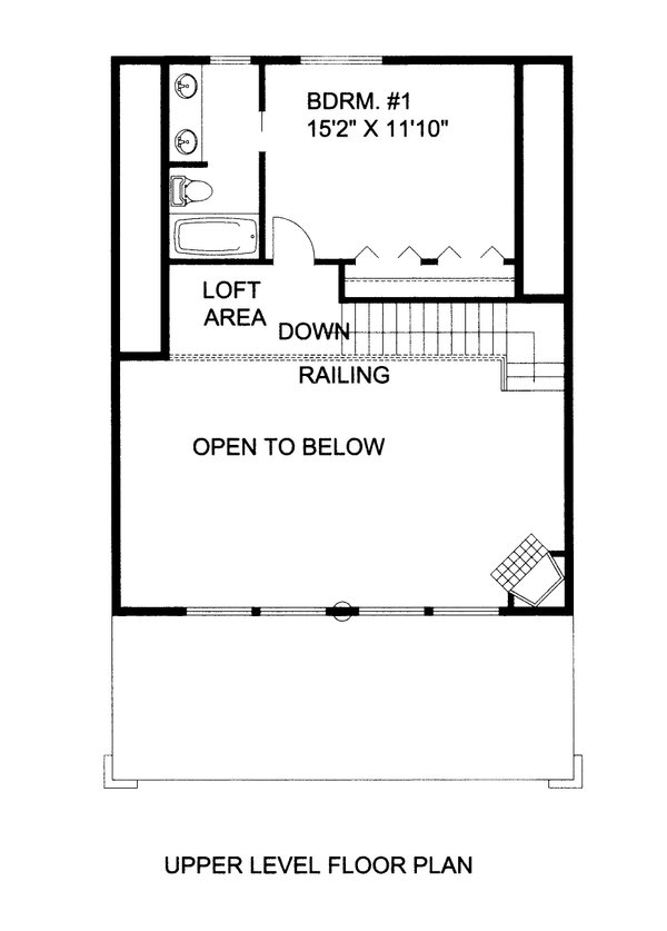 Dream House Plan - Craftsman Floor Plan - Upper Floor Plan #117-928