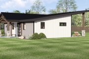 Contemporary Style House Plan - 2 Beds 2 Baths 976 Sq/Ft Plan #1064-442 Exterior 
