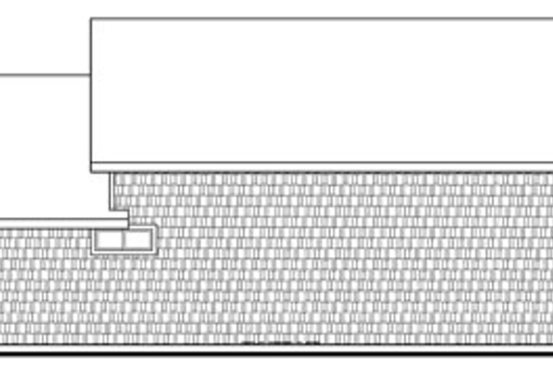 Home Plan - Exterior - Rear Elevation for Craftsman House Plan #124-796, 1 bath