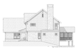 Exterior - Other Elevation 1 for Traditional House Plan #901-21 - 4 bed, 3.5 bath
