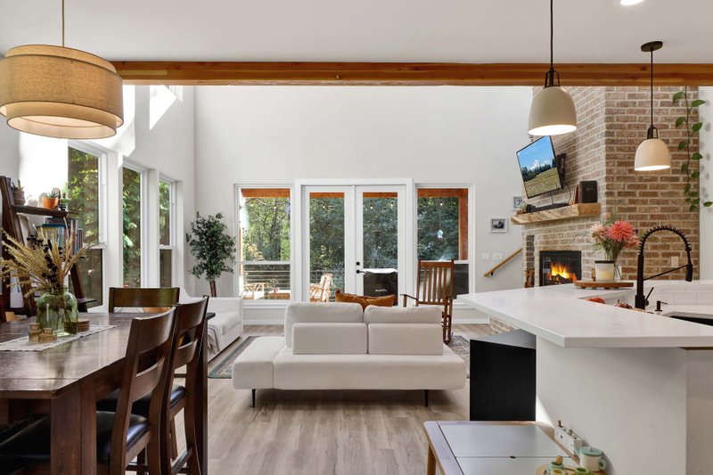 Architectural House Design - Floor Plan - Main Floor for Contemporary House Plan #1070-62 - 3 bed, 3.5 bath