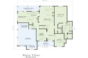 European Style House Plan - 5 Beds 5.5 Baths 3370 Sq/Ft Plan #17-228 Floor 