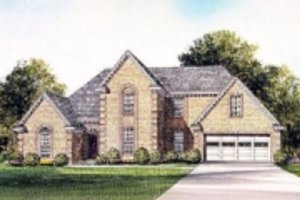 Traditional Exterior - Front Elevation Plan #424-63