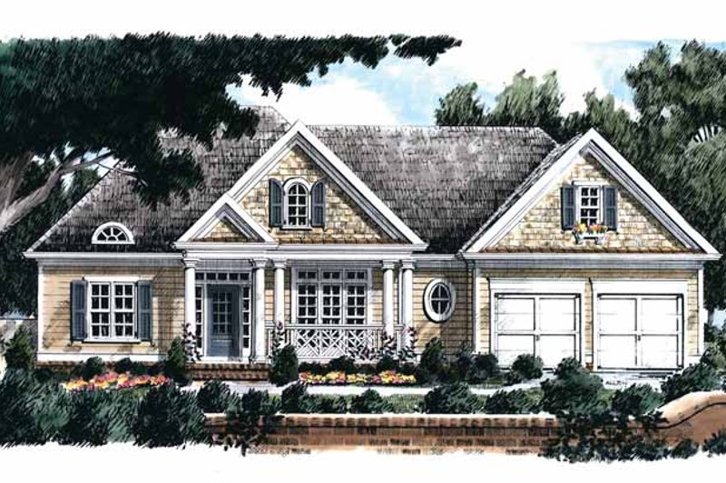 Home Plan - Country Exterior - Front Elevation Plan #927-722