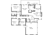 Craftsman Style House Plan - 3 Beds 2 Baths 1838 Sq/Ft Plan #60-915 