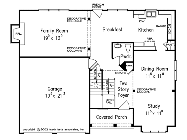 Home Plan - Country Floor Plan - Main Floor Plan #927-665