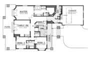 Craftsman Style House Plan - 4 Beds 3.5 Baths 3664 Sq/Ft Plan #100-203 