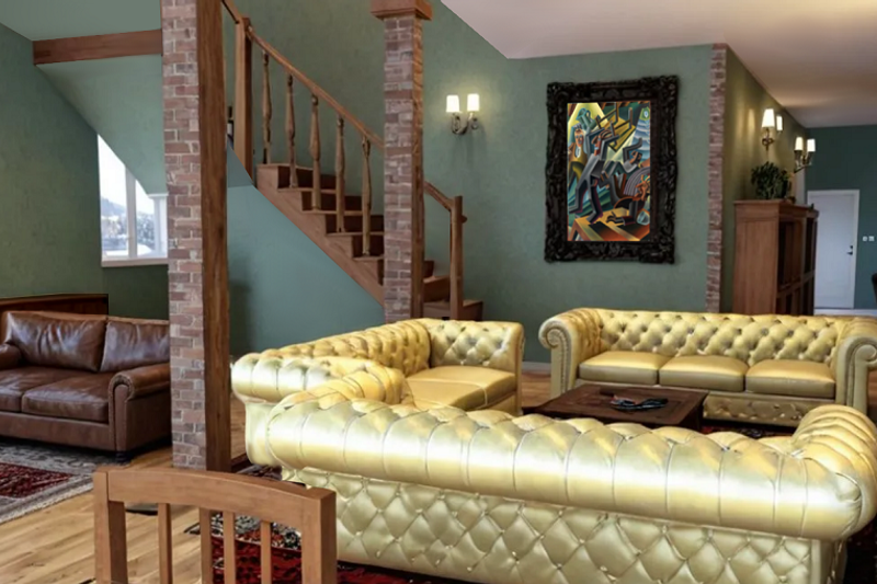 Dream House Plan - Interior - Family Room for European House Plan #542-9 - 5 bed, 7.5 bath