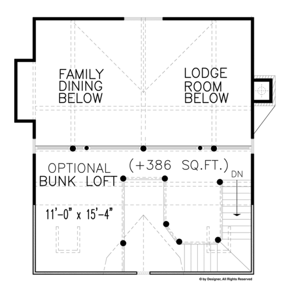 House Plan Design - Craftsman Floor Plan - Other Floor Plan #54-372