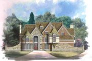 European Style House Plan - 5 Beds 5 Baths 6626 Sq/Ft Plan #119-221 