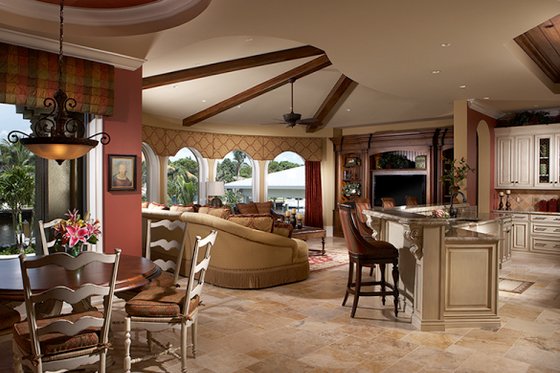 Photo 6 for Mediterranean House Plan #548-3 - 5 bed, 5.5 bath