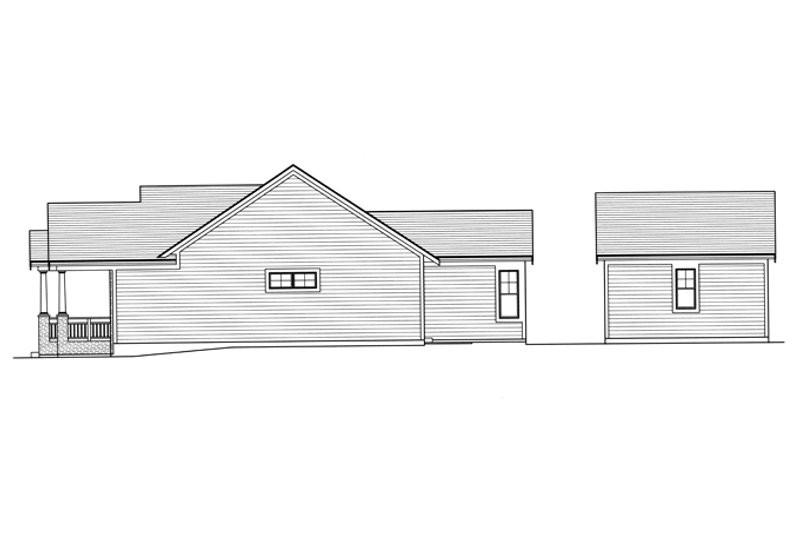 Home Plan - Floor Plan - Other Floor 1 for Craftsman House Plan #46-842 - 2 bed, 2 bath