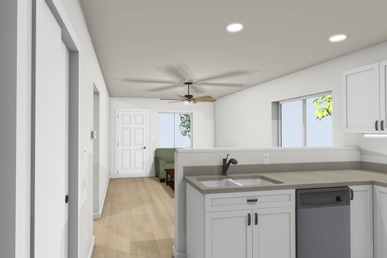 Interior - Other for Modern House Plan #1099-6 - 2 bed, 2 bath