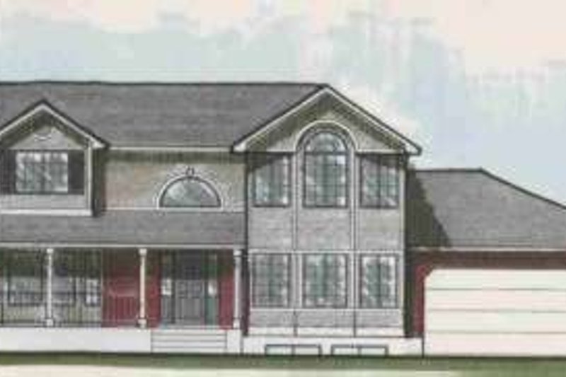 Traditional Style House Plan - 4 Beds 2.5 Baths 2098 Sq/Ft Plan #308-121