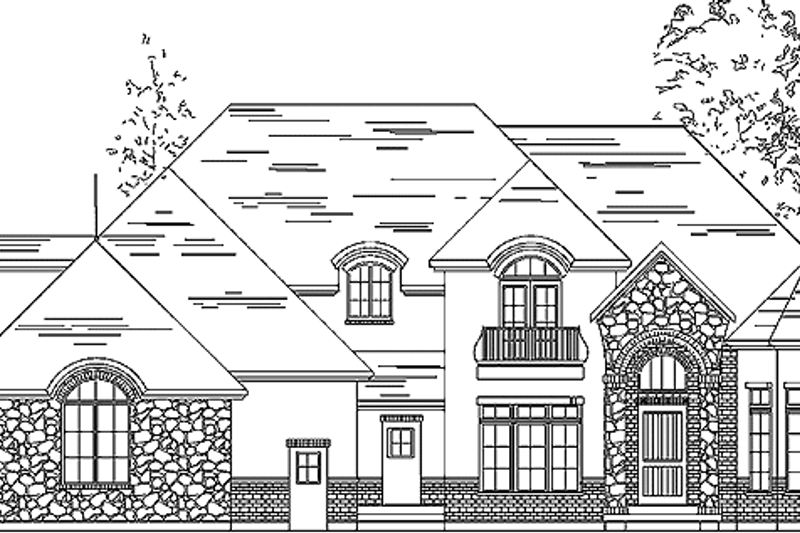 Architectural House Design - Country Exterior - Front Elevation Plan #945-59