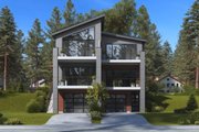 Contemporary Style House Plan - 6 Beds 6 Baths 3878 Sq/Ft Plan #1066-71 