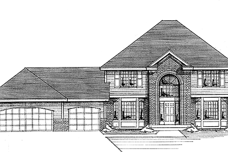 House Design - European Exterior - Front Elevation Plan #51-922