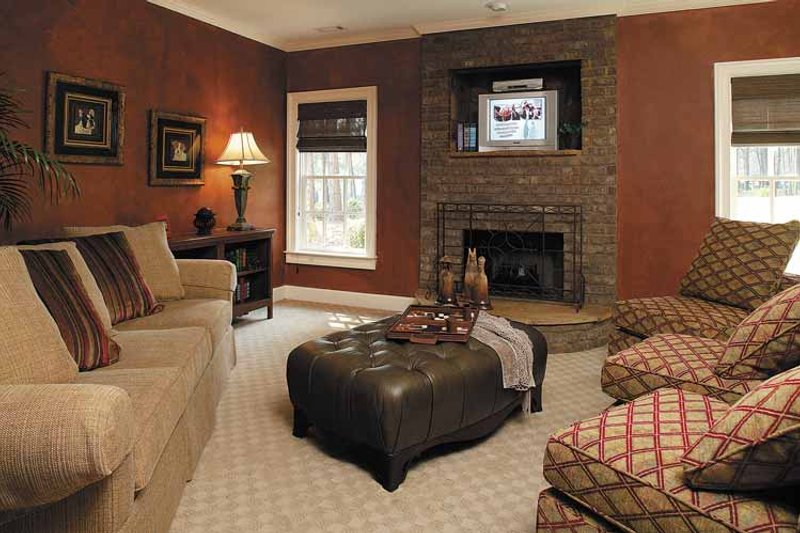 House Design - Interior - Family Room 2 for Colonial House Plan #930-220 - 4 bed, 2.5 bath