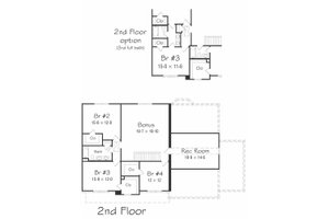 Floor Plan - Upper Floor House Plan #329-384 - 4 bed, 2.5 bath