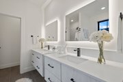 Contemporary Style House Plan - 3 Beds 2.5 Baths 2105 Sq/Ft Plan #1070-244 