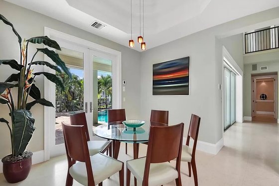 Interior - Dining Room 1 for Beach House Plan #548-20 - 4 bed, 4.5 bath