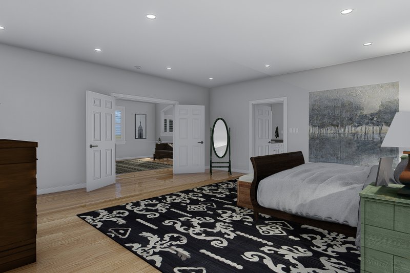 Home Plan - Interior - Master Bedroom for Craftsman House Plan #1060-53 - 3 bed, 2.5 bath